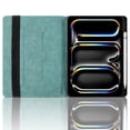 thumbnail image 2 of Case for iPad Air 13 inch M4/M3/M2(2026/2025/2024), Blue Leather Folio Stand with Pencil Holder & Card Slot, Auto Wake/Sleep, 2 of 7
