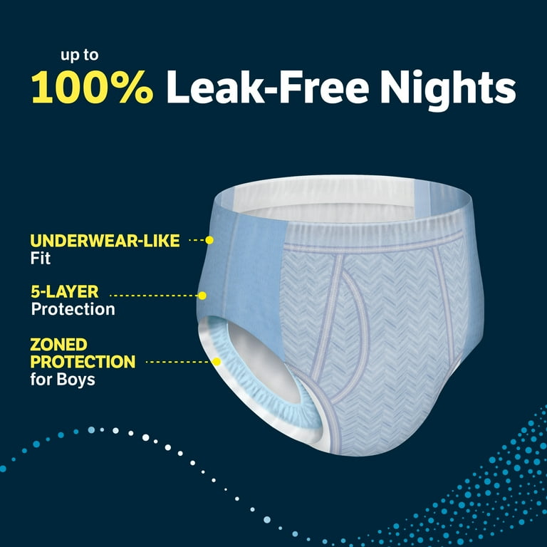Goodnites Bedwetting Underwear for Boys XXL Size 120-165 lbs