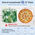 thumbnail image 2 of Linen Drum Lampshades Tropical leaves Monstera strelitzia palms Watercolor 13"x13"x10" Light Shade for Table Lamps Floor Lamp Shades Lampshade Replacement Assembly Required, 2 of 8
