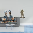 thumbnail image 2 of Figura de elefante,Figuras de elefantes,estatuas,adornos de animales,Escultura coleccionable para dormitorio,decoración del hogar,regalo.,Figura de escritorio,Estatua de, 2 of 8