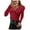 Red, variant on Fesfesfes Women Sweaters V-Neck Long-Sleeve Knitted Sweater Bottoming Shirt Tops Blouse or