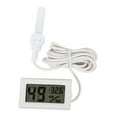 thumbnail image 4 of Phenofice 1Pc Electronic Home Hygrometer White Digital Room Temperature Humidity Monitor, 4 of 6