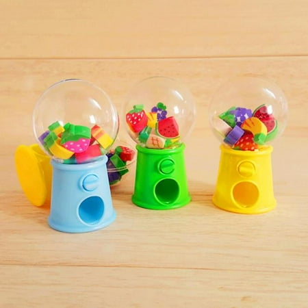 6 Vending Machine Toys - Lovely Hot Mini Candy Dispenser Gumball Vending Machine Coin Box Kid Baby Toy