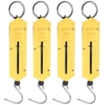 thumbnail image 1 of KAKOWELY 4pcs Spring Scale 25kg Hanging Spring Scale Iron Small Weight Scale Tool,9.25X"X1.57"X0.79", 1 of 4