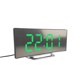 thumbnail image 2 of Matsuzay Reloj despertador LED con función de repetición de espejo Digital, relojes con soporte de Base, decoración del hogar, luz de carácter Electrónica verde, 2 of 6