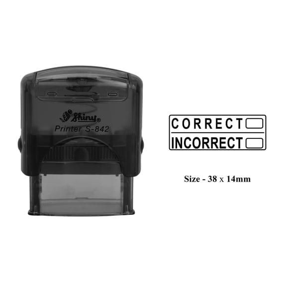 eloria Credit -Text Self Inking Rubber Stamp Business Custom Stamp Office Stationery