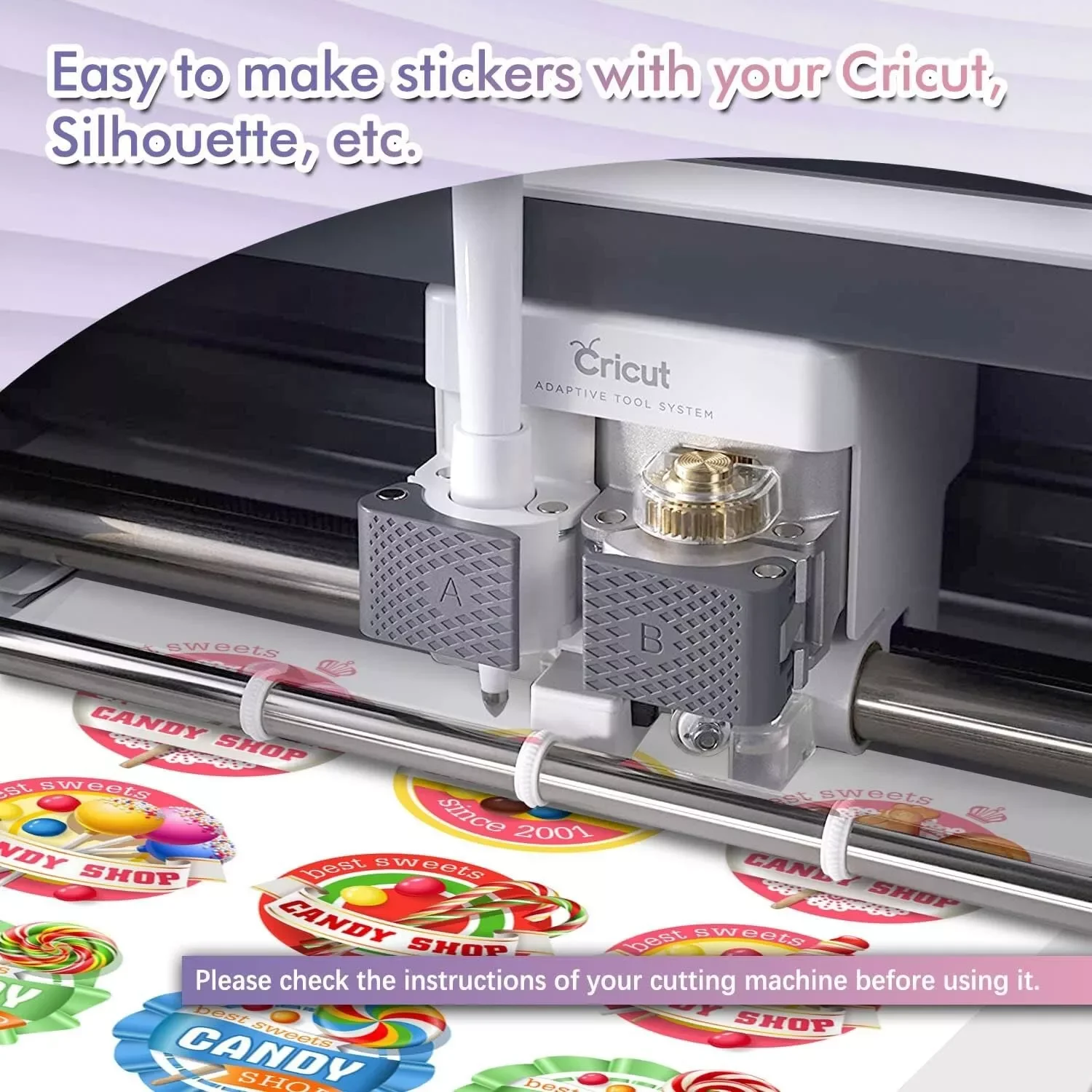 Koala Printable Vinyl Sticker Paper Roll for Inkjet Printers 13"X32.8 FT Glossy White Waterproof Sticker Paper for Printers Epson, Canon etc