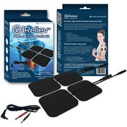 Electrode Pads & Leads Refill Kit for TENS Unit or EMS Muscle Stimulator from iReliev