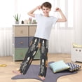 thumbnail image 5 of Boy's Pajama Pants Boys' Long Sleep Pants Children's Pajama Pants Loose Fitting Pajama Pants are Convenient to Put on and Take off S Halloween Pumpkin Skull, 5 of 9