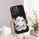 thumbnail image 2 of Elegante y divertido: ¡Obtenga la mejor funda plateada mate de doble capa para teléfono para iPhone 15 Pro Max y más!, 2 of 4