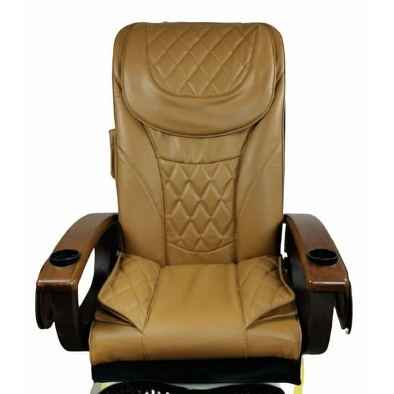 Pedicure Chair Seat Cover, Diamond Design, Cappuccino