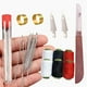 thumbnail image 4 of Kit completo de costura a mano para acolchado y reparaciones | 25 agujas de acero, carretes de hilo, dedales y enhebradores | Estuche portátil para proyectos de costura, 4 of 4
