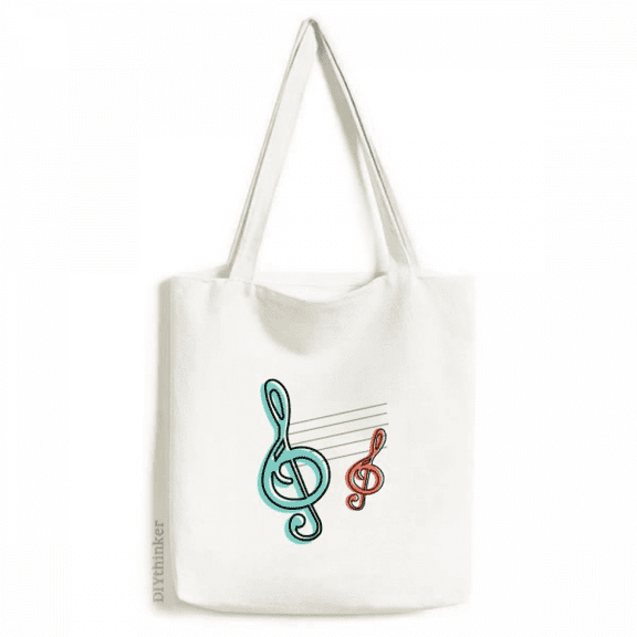 Innervation Musical Mark Tote Canvas Bag Shopping Satchel Casual Handbag