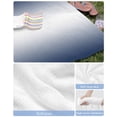 thumbnail image 6 of Navy Blue Ombre Beach Towels Oversized Super Absorbent, Blue White Gradient Modern Abstract Art Lightweight Bath Towel Quick Dry Sets For Bathroom/Pool/Rv Camping/Beach Play/Gym Room/Picnic 31"x62", 6 of 8