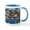 White/Blue Inside, variant on CafePress - Oceanside Harbor Mug - 11 oz Ceramic Mug - Novelty Coffee Tea Cup