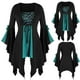 thumbnail image 1 of Ichuanyi Liquidación Mujeres Halloween Criss Cross Cross Sequined Inserta Camiseta Manga Tops ICHUANYI WER2023082205861, 1 of 6