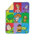 thumbnail image 2 of Toy Story Squares Kids Throw, 46" x 60", 100% Polyester, Multi-color, Disney, 2 of 5