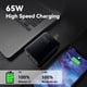 thumbnail image 2 of Cargador USB C EP de 65 W, GaN, adaptador plegable de 3 puertos, 2 of 7