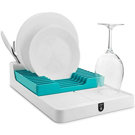 Crippa Dish Drying Rack Plastic Dish Rack And Drainboard Set 2