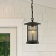 thumbnail image 2 of SAFAVIEH Osprey Edison Tungsten Black Metal Pendant Light with Shade, 2 of 8