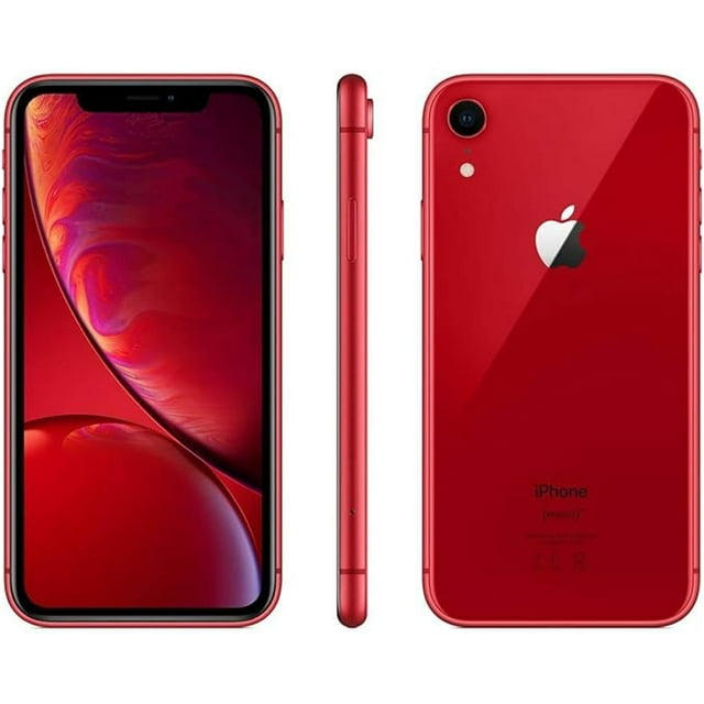Apple iPhone XR 256 Go Téléphone Intelligent Déverrouillé (Rouge) Certifié Remis à Neuf comme Neuf