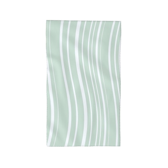 YFYANG Absorbent Towel, Soft Skin-Friendly Green Watercolor Stripes Washcloth Bath Towel, Suitable for All Skin, 27.5 x 16-inch
