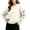 White, variant on Tqcoqu Sweaters for Women Crewneck Long Sleeve Contrast Cable Knit Tops, Solid Loose Fit Casual Pullover Sweaters, Oversized Stitching Fall Clothes Outfits