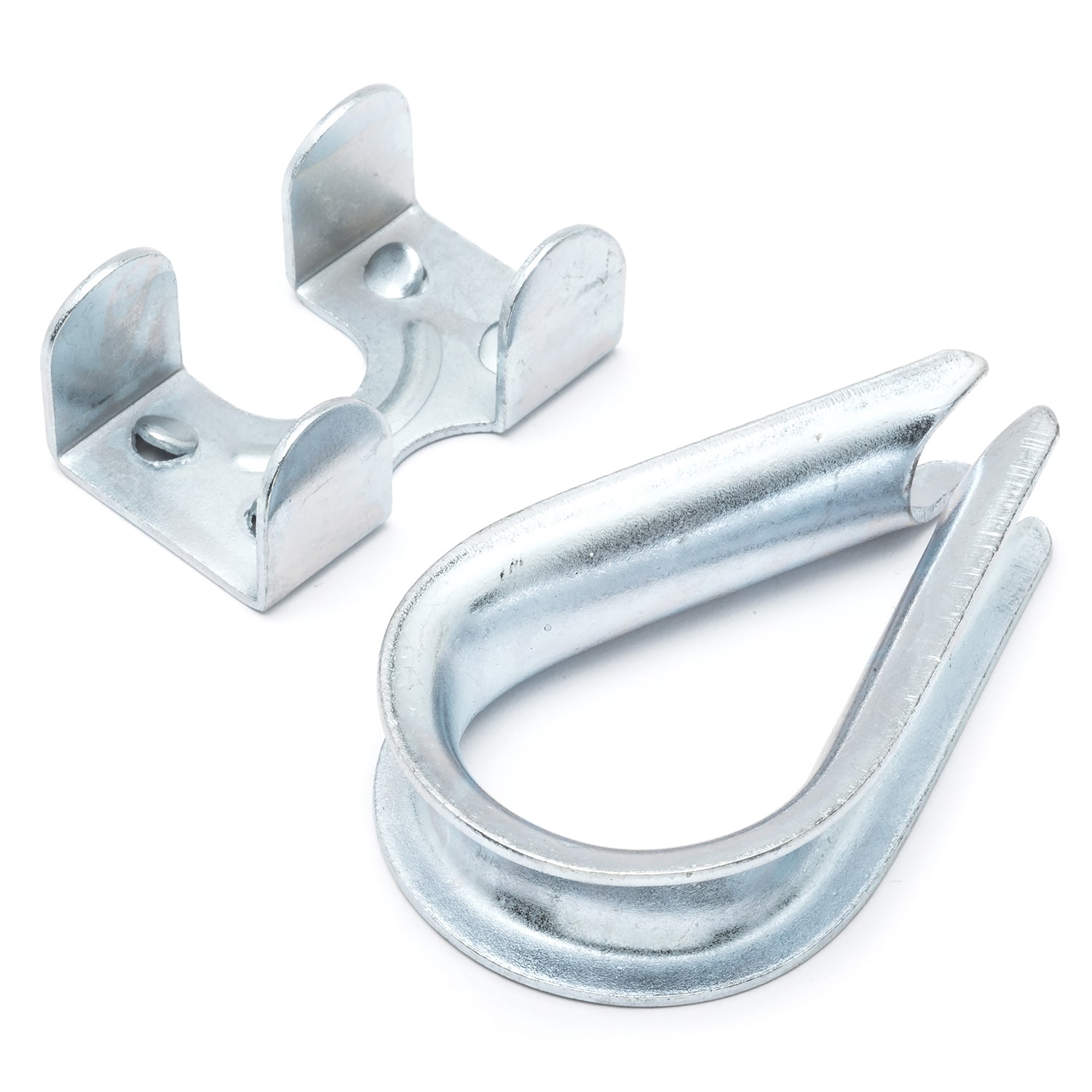 Campbell B7679035 Clamp, 1/4"3/8", Rope, Thimble, Bagged