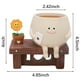 thumbnail image 2 of Maceta con Forma de Cara Sonriente, Diseño de Girasol Sentado, de Resina, Ideal para Interiores y Exteriores., 2 of 5