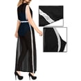 thumbnail image 4 of HAPPY BAY Women's Open Front Soft Beach Duster Kimono Cardigan M-L Charcoal_AB927, 4 of 5
