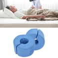 thumbnail image 6 of Set of 2 Cushion Round Shape Lightweight Foam Foot Pillows Wedge Blue, 6 of 8