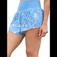 thumbnail image 1 of Pantalones Cortos de Pijama Informales para Mujer, Pantalones de Dormir de Verano, Pantalones de Playa Y2K con Bolsillos. Azul M, 1 of 7