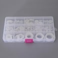 thumbnail image 4 of 250PCS White Nylon  Assortment Hydraulic Plumbing Gasket Seal Set, 4 of 8
