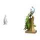 thumbnail image 1 of Conjunto de esculturas de pingüinos, figuras decorativas, estatua de , adorno de resina con forma de animal para estante o escritorio. Decora, 1 of 8