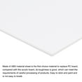 thumbnail image 4 of ABS Plastic Sheet 10 Inch x 8 Inch x 0.02 Inch ABS Styrene Sheets for Building Model Crafts Panel White 6 Pcs, 4 of 6