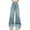 z250514-E-Light Blue, variant on LUOGENLI Girls Shorts Size 8-9 Girls Fashion Embroidered Pants Elastic Waist Wide Leg Jeans Loose Casual Demin Pants with Pockets Girls Shorts Size 14-16 Jean Blue 10-11 Years