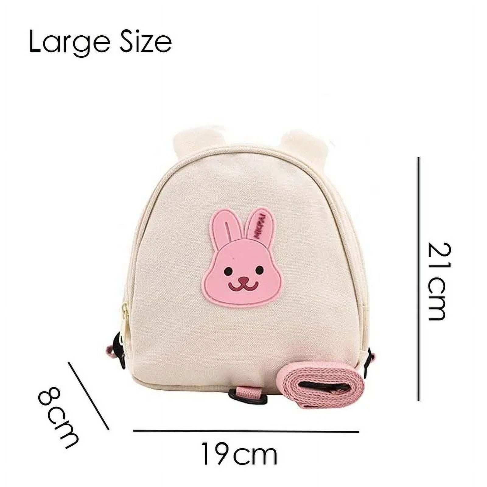 Canvas Baby Backpacks Kindergarten School Bag Bear Bunny Korean Anti lost Kids Bags for Girls Boys Children Backpacks for Travel