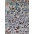 thumbnail image 1 of Ahgly Company Machine Washable Indoor Rectangle Industrial Modern Dark Goldray Area Rugs, 2' x 3', 1 of 7
