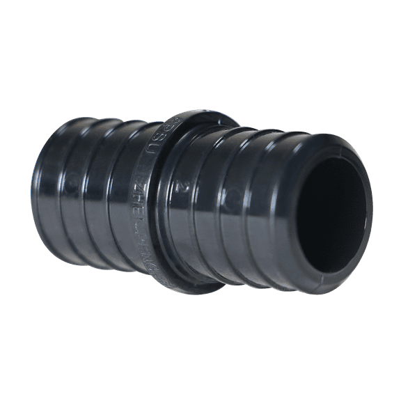 5 Pcs XFITTING Poly Pex B Barb Crimp 1 Inch Coupling, Pex B Barb Crimp Poly Alloy