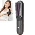 thumbnail image 1 of Portable Cordless Negative Ion Hair Straightener Brush, Cordless Curling Iron, 30s Hot Comb, 3 Temp Settings Anti-Scald, 3200mah Battery Capacity, 1 of 5