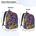 thumbnail image 2 of Fotbe Vintage Audio Cassettes Mochila de Lona con Estampado, Mochila Duradera, Mochila Versátil de Alta Calidad, Mochila Compacta Vintage-Medium, 2 of 5