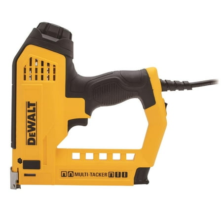 DEWALT 5-in-1 Multi-Tacker and Brad Nailer,Power Adjustment Dial,Ergonomic Grip