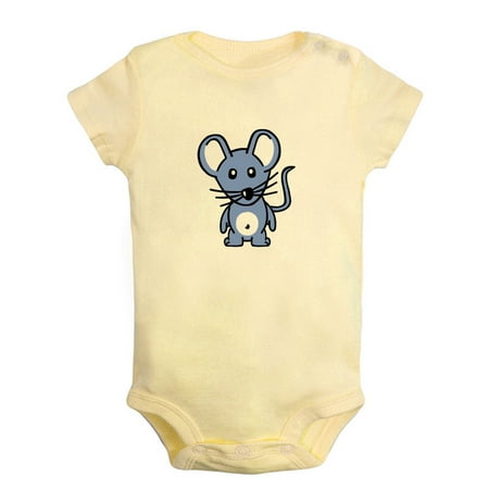 

Animal Clever Mouse Pattern Rompers For Babies Newborn Baby Unisex Bodysuits Infant Jumpsuits Toddler 0-24 Months Kids One-Piece Oufits