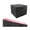 Black+Hot Pink, variant on Kangaroo Hoppers 34" x24" x13" Gymnastics Cheese Mat, Incline Tumbling Mat for Kids Practise, Skill Training (Pink/Purple)