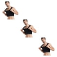 thumbnail image 3 of Toystoory Chalecos con forma de pecho para hombre, Control masculino, ginecomastia de mama, adelgazamiento, compresión, sin mangas, Corrector, No.1 3Conjunto, 3 of 6