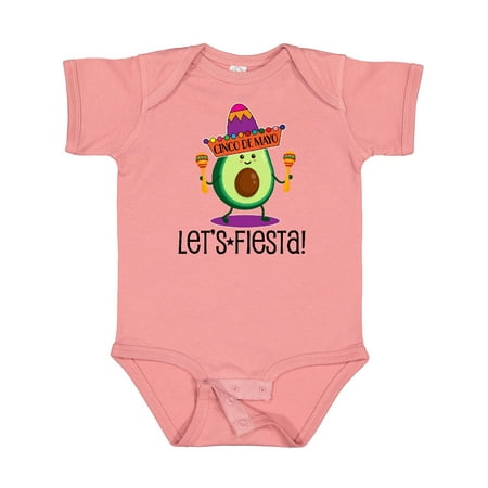 

Inktastic Cinco De Mayo Lets Fiesta Avocado Gift Baby Boy or Baby Girl Bodysuit