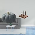 thumbnail image 2 of Servilletero con forma de calabaza de Halloween, organizador de encimera de madera de nogal, acero inoxidable, suave, decorativo, adecuado para regala, 2 of 8