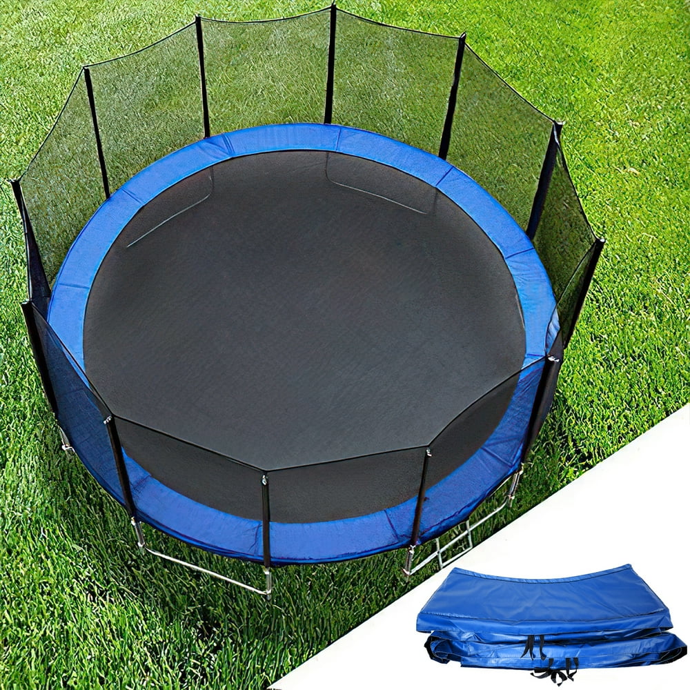 Mikolo Trampoline Spring Cover WaterResistant Protection Cover Pad Suitable for 10/12/14 ft