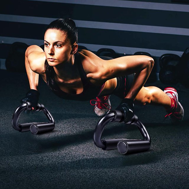 Estante mini push-up Soporte de realce en forma de S multifuncional duradero aleación de aluminio espuma gruesa equipo de entrenamiento de pecho para Fitness en casa Barbie Nuevos Originales