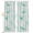 Teal, variant on Pink Flower Blackout Curtains for Bedroom/Living Room, Pinch Pleated Black Out Curtains, Watercolor Floral Botanical Line Drawing Print Room Darkening Window Drapes with Hooks 2 Panels, 59"x70"